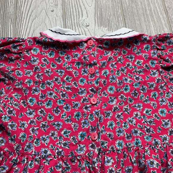 Vintage OshKosh B Gosh Corduroy Pink Dress 6X - Picture 3 of 11